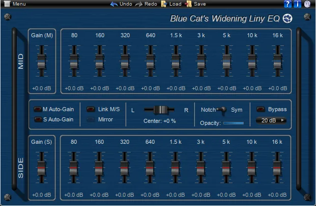 BlueCat Widening Liny EQ