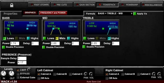 Headcase Amp Builder - tone stack