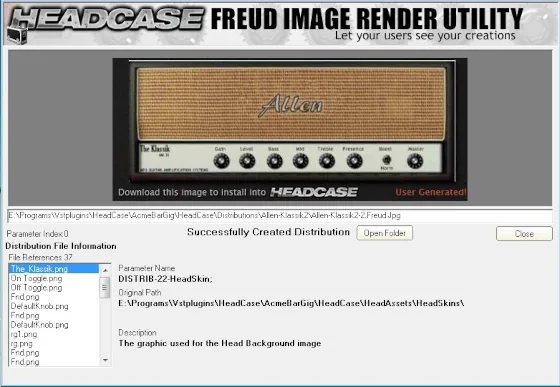 Headcase Image Render Utiltiy