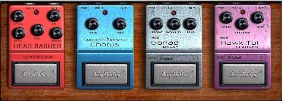 Headcase Pedals panel
