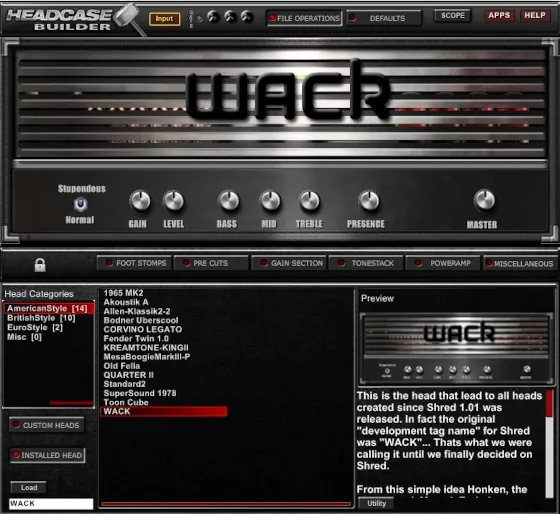 Headcase Builder screenshot