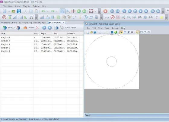 Acoustica 5 CD Cover Maker
