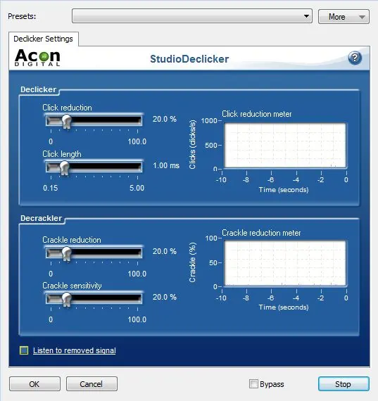 Acoustica 5 DeClicker Module