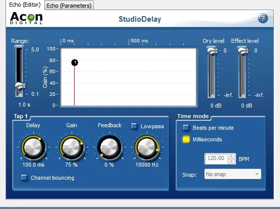 Acoustica 5 Studio Delay VST