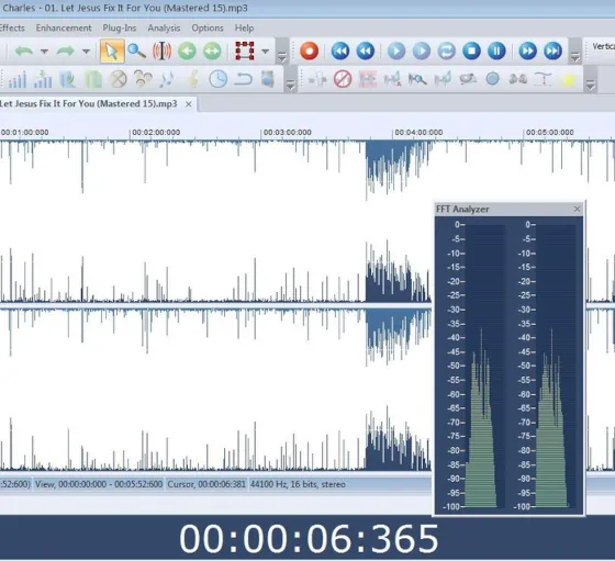 Acoustica 5 Time Display
