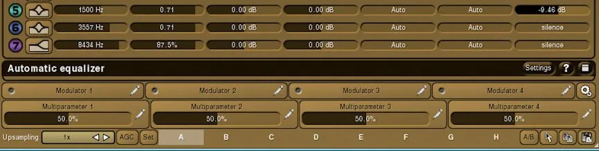 Image: MeldaProduction mAutoDynamicEQ modulators