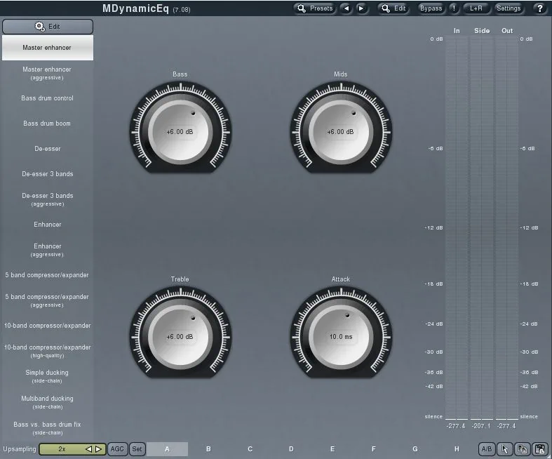 MeldaProduction mDynamicEQ Multi Parameters Image