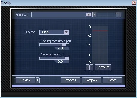 iZotope DeClipper Module