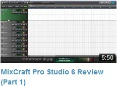 Mixcraft Pro Studio 6 Review Video 1