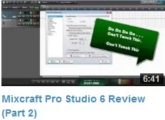 Mixcraft Pro Studio 6 Review Video 2