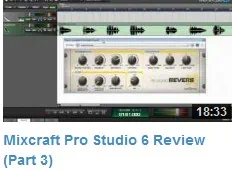 Mixcraft Pro Studio 6 Review Video 3