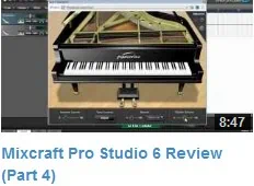 Mixcraft Pro Studio 6 Review Video 4