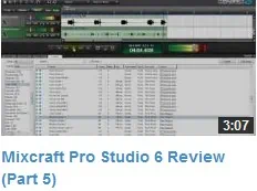Mixcraft Pro Studio 6 Review Video 5
