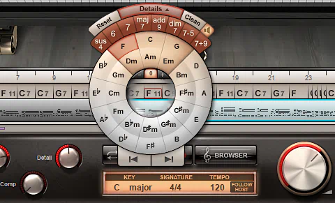 Toontrack EZkeys review - Grand Piano - Circle of Fifths