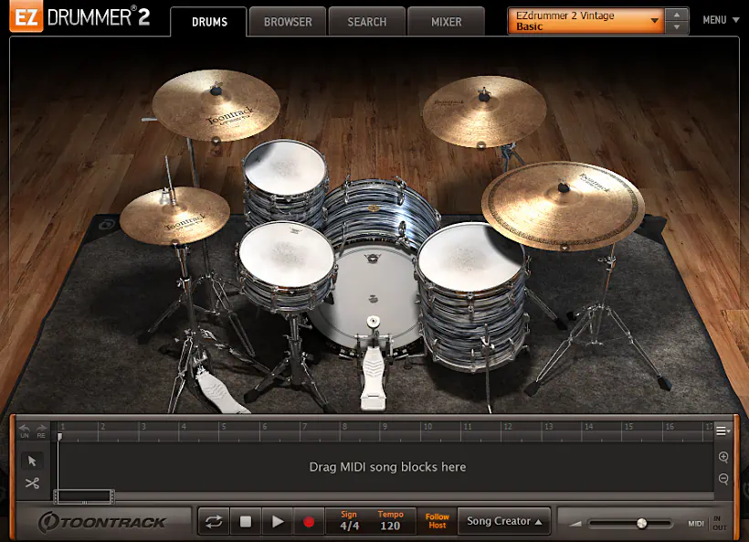 Toontrack EZdrummer 2 Review - Vintage Kit