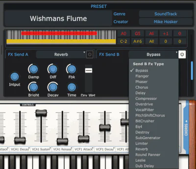 Assign FX within AnalogLab