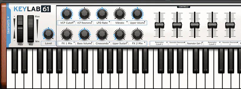 Analog Lab virtual Keyboard screenshot