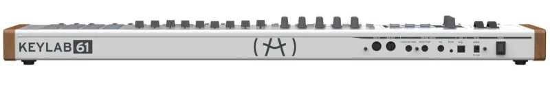 Arturia Keylab 61 Producer Pack review - keylab reaer panel