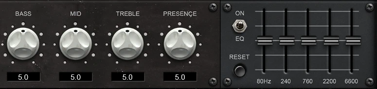 Rockrack V3 EQ Controls