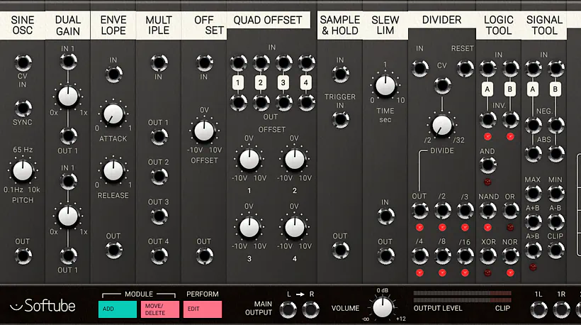 Softube Modular Performance modules