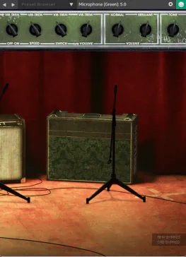 Softube vintage amp room green