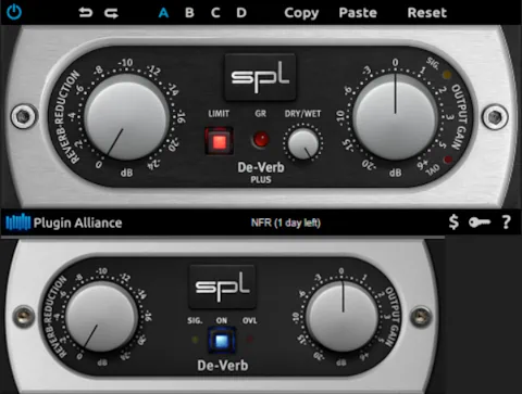 SPL DeVerb old and new size comparison