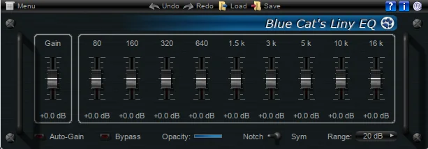 Blue Cat audio Liny EQ