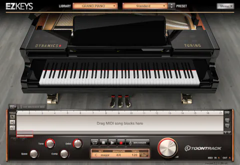 Toontrack EZkeys review - Grand piano