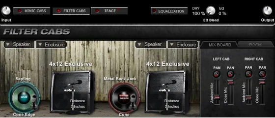 Headcase Speaker Config Panel
