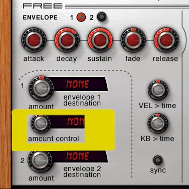 Image: RobPapen Envelopes Amount Knob