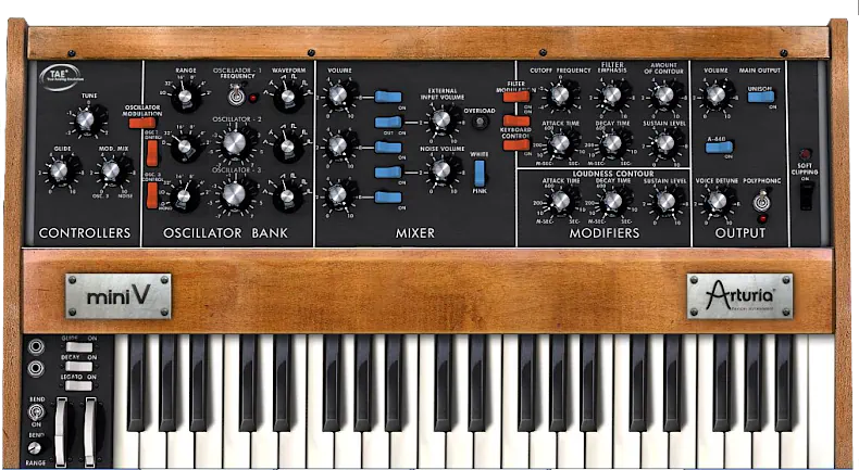 Arturia Mini V review - Light skin